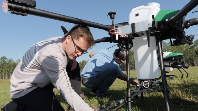 Система распыления дрона Central UAS Technologies