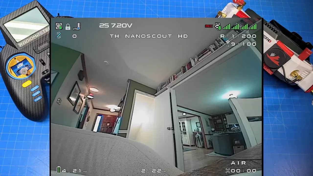 Emax Tinyhawk NanoScout HD в полете