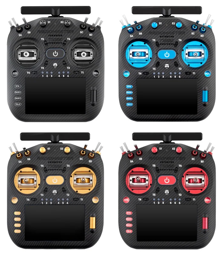 RadioMaster TX16S MK3 Вид сверху