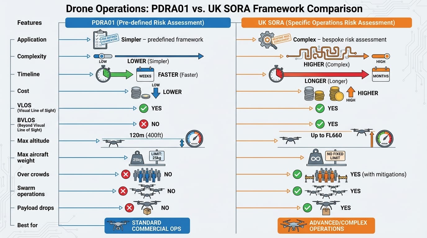 Сравнение PDRA01 и UK SORA